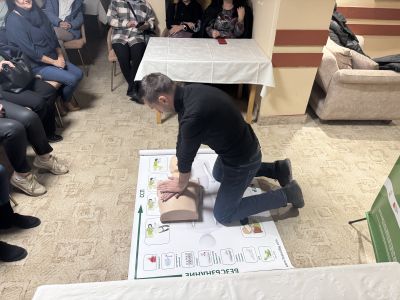Вътрешноучилищна квалификация - Основни техники за оказване на първа помощ в училище / Ноември 2024 - НУ Отец Паисий - Пазарджик